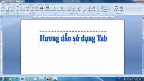 Hướng dẫn sử dụng Tab trên Word - Chia sẽ chi tiết