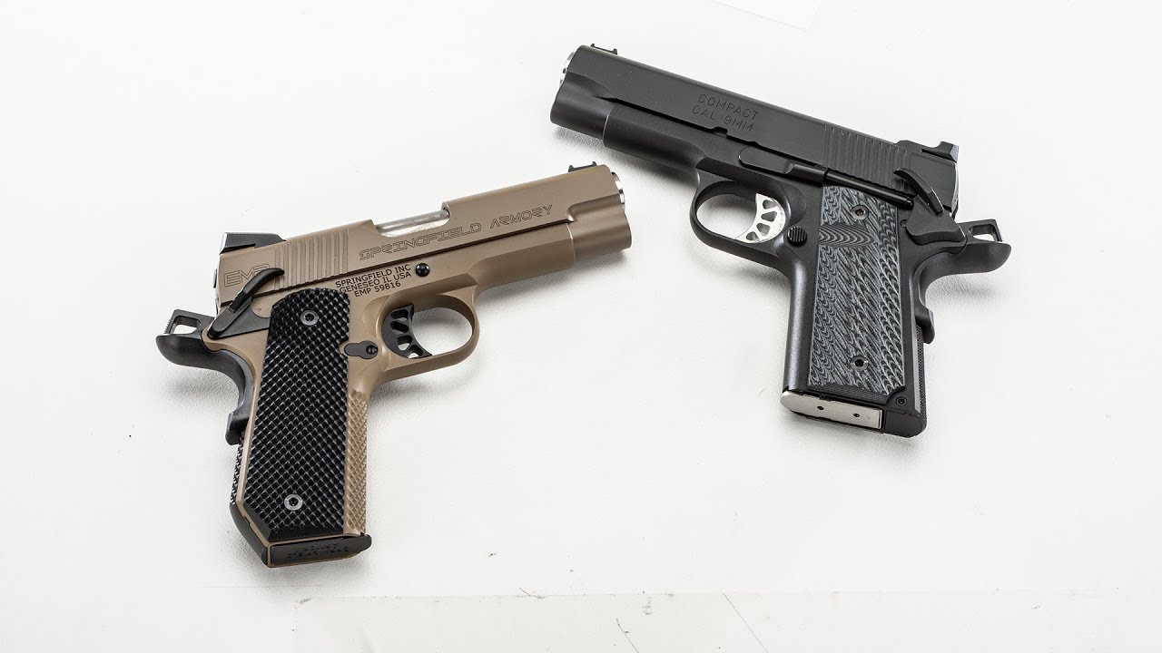 Компакт 9. 1911 Compact. Springfield range Officer Compact.