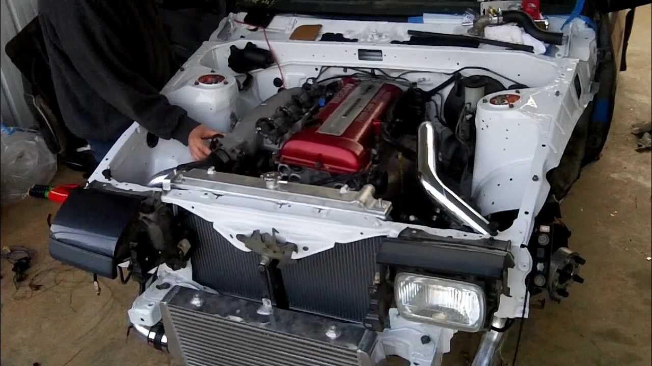 SR86 First Start Up (No Exhaust) SR20det AE86 sr20 YouTube