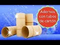 10 Adornos Navideños con tubos de papel higiénico - (Reciclaje) Ecobrisa DIY