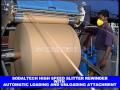 High speed slitter rewinder machine