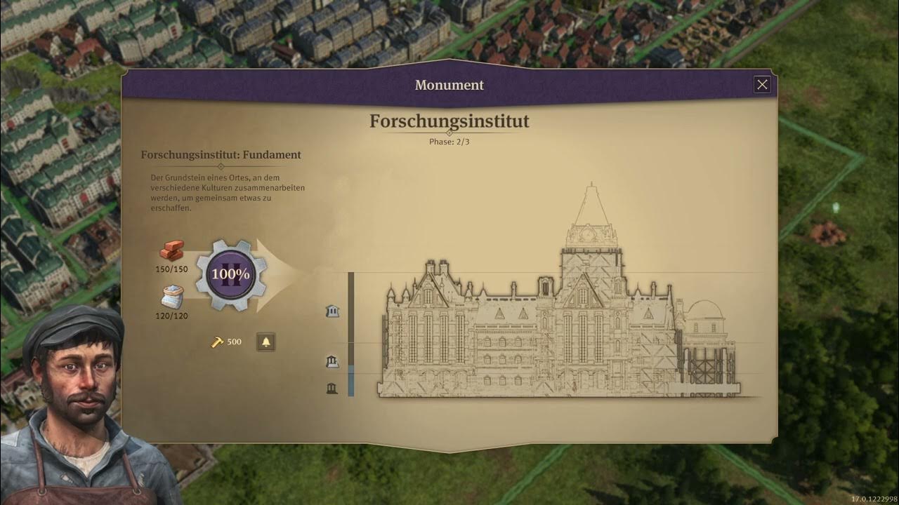 Anno 1800 REKORDBAU 38 Das Forschungsinstitut YouTube
