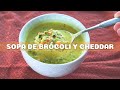 Sopa de Brócoli y Queso Cheddar | Panera Style, Keto friendly