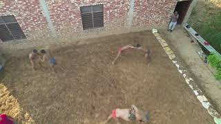 Drone footage, of practice at Captain Sunil Akhada, Badaut