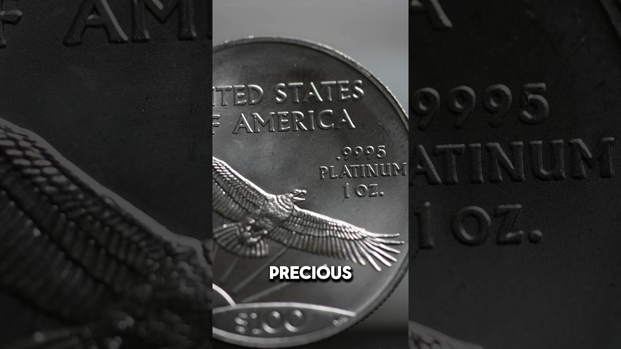 RAREST METAL ON EARTH?! 🤯  #numismatics #preciousmetals #platinum