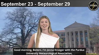 9/23/25 PUMA Weather Forecast