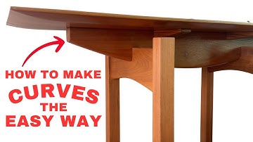 Woodworking Hack - How to Cut Smooth Curves the Easy Way