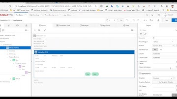 Oracle APEX: Add Raw for interactive grid in the top and on the end  ( with English subtitle)