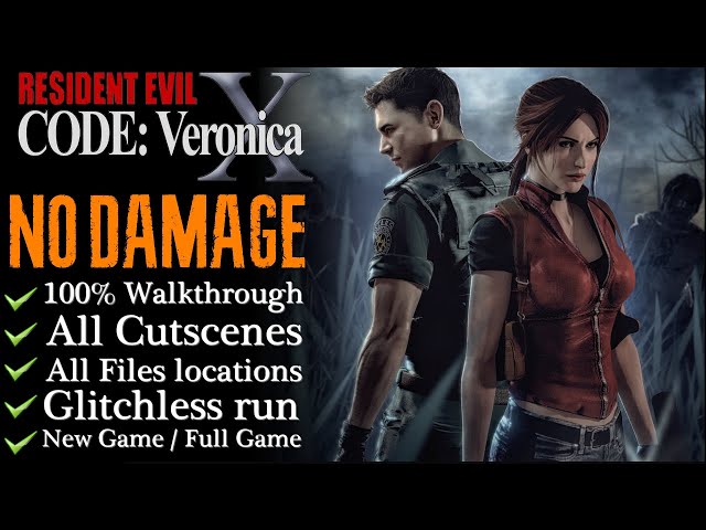 Resident Evil : Code Veronica X HD Remaster Walkthrough Longplay Gameplay  No Commentary 