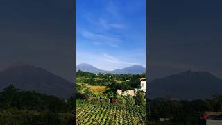 Antara Merapi dan Merbabu #merapi #merbabu #wonderful