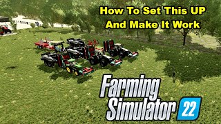 The Ultimate Mowing And Baling Pack Setup #farmingsimulator22mods