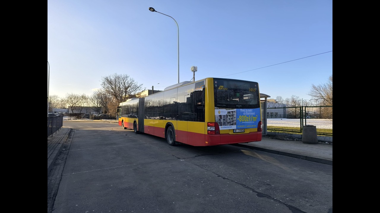 MAN NG363 Lion's City G (A23) na linii 245 kier. Maczka (ZĄBKI) (I)