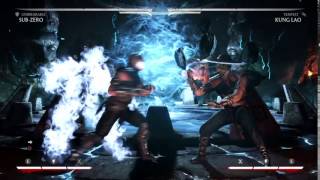 Mortal Kombat X - Sub-Zero (Unbreakable) F4 Ice Aura Option Select Using Negative Edge