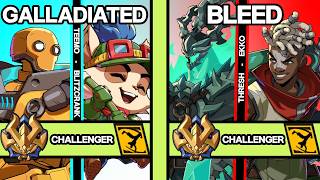 NEW PATCH 2XKO ▰ GALLADIATED (Teemo-Blitzcrank) vs BLEED (Thresh-Ekko) ▰ 2XKO Pro Replays