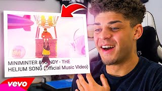 REACTING to MINIMINTER & RANDY - THE HELIUM SONG (Official Music Video)