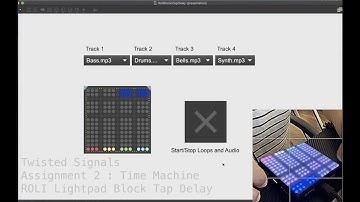 Twisted Signals : ROLI Lightpad Block MAX MSP Tap Delay Patch