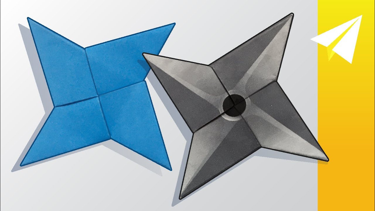 How to Make an Easy Origami Ninja Star YouTube