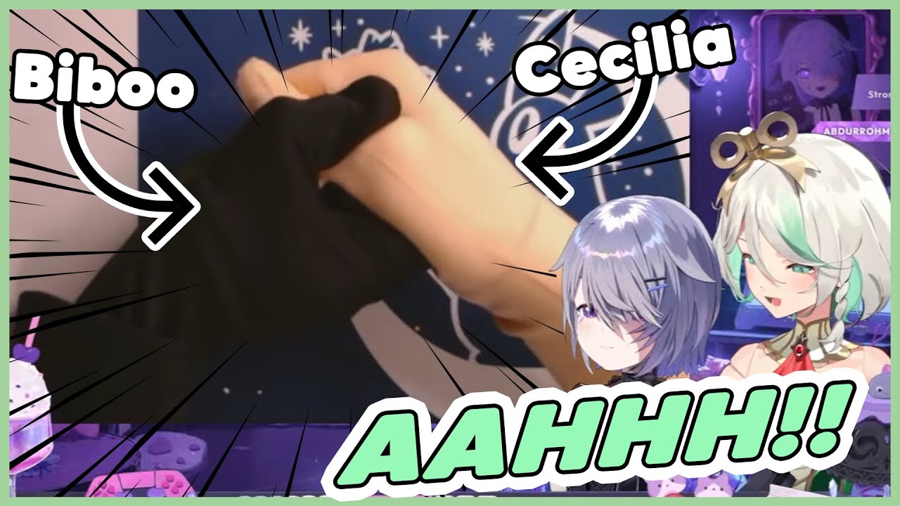 Biboo's strong grip 𝐂𝐀𝐔𝐆𝐇𝐓 CC by surprise 【OFF COLLAB HANDCAM】