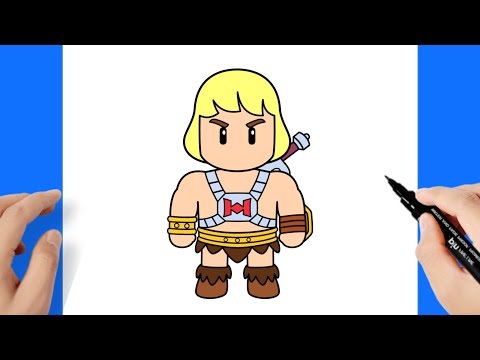 Como dibujar a HE-MAN de Stumble Guys