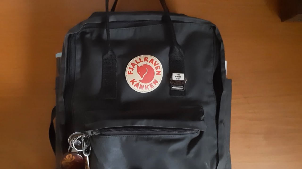 what's in my backpack travel edition Fjällräven Kånken YouTube