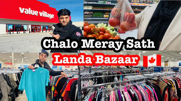 New Immigrants Aanay Walo Kay Liya Sasti Shopping 🛍️ Value Village Canadian Landa Bazaar 