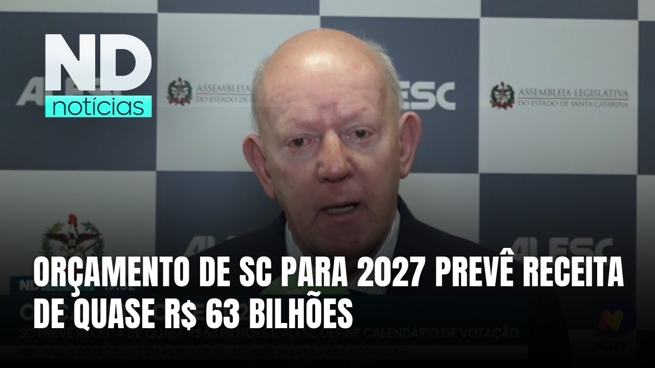 Alesc define calendário de votação do orçamento de Santa Catarina para 2027