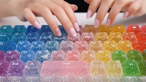 [ASMR] 바삭하게 부서지는 키보드 타건음🍬🎧 | Crispy AI Keyboard Typing Sounds