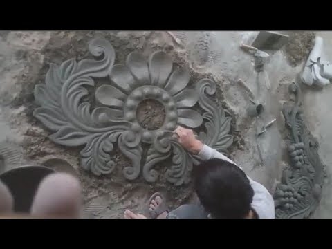 How to Make An Amazing Fine Art From Cement And Sand - YouTube