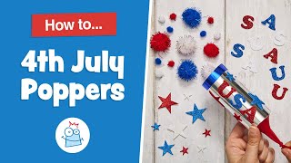 How to make 4th of July Poppers | Baker Ross