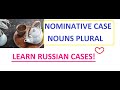 Nominative case of Russian nouns (how to make plural) - learn Russian grammar | Easy Russian lessons