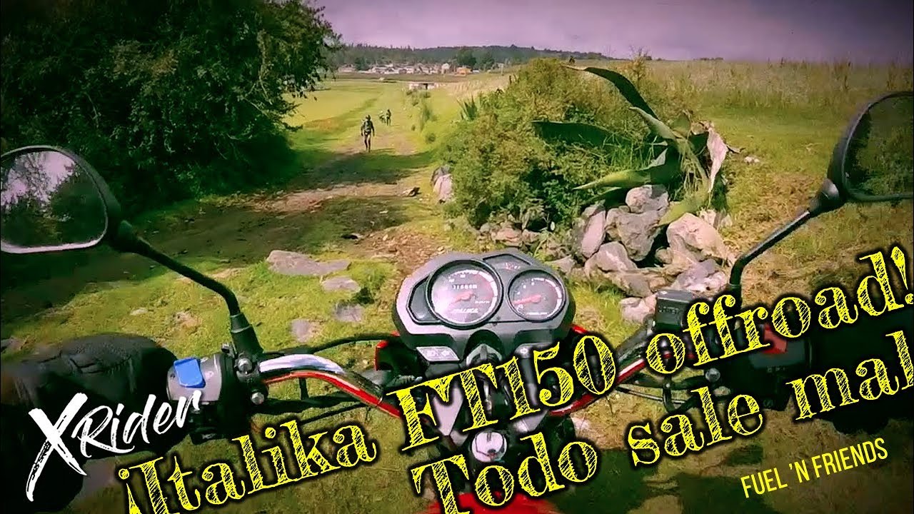 Italika FT150GTS enfrenta al offroad con los Fuel 'N Friends