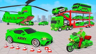 US Army Car Transport Truck Simulator Android Gameplay screenshot 5