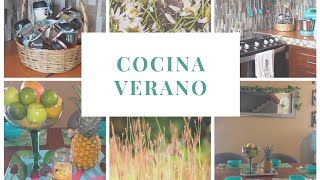 IDEAS PARA DECORAR UNA COCINA PEQUEÑA  VERANO 2020.