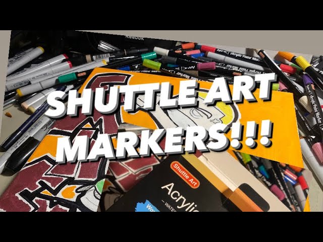🎨 Just got my hands on @shuttle.art Acrylic Paint Markers and I'm
