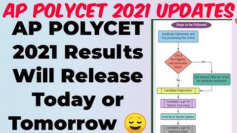 AP Polycet 2021 Results Today or Tomorrow 🤔