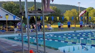 Charlottes First 25 Free Race At An Official Meet