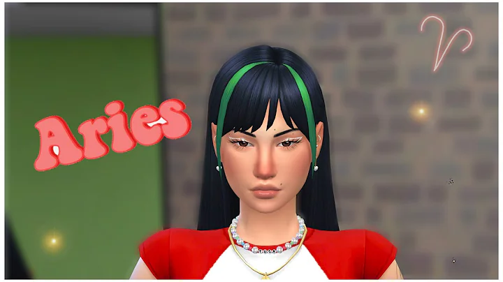 Sims 4 Aries Zodiac CAS + CC Links: Jacqueline Cra...