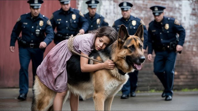 Little Girl Clings to Police Dog—What Happens Next Leaves Officers  Speechless - YouTube