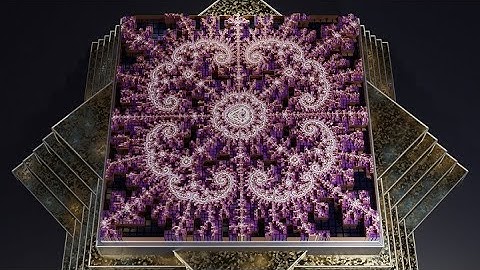 Adaptive cube brot - Mandelbrot Landscape No.91