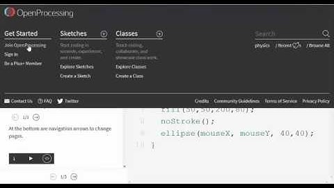 Create OpenProcessing Account