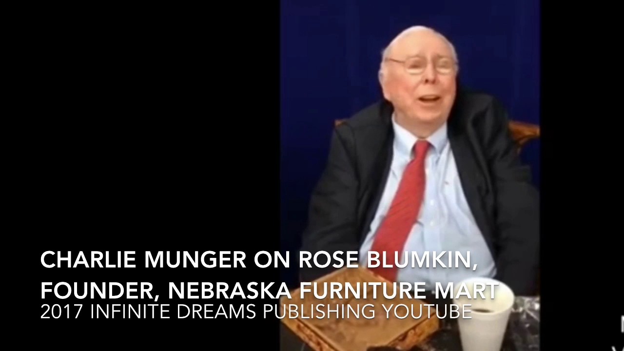 Charlie Munger Interview 2017 On Mrs B Rose Blumkin Of