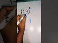 #maths shorts trick for square number 13#maths