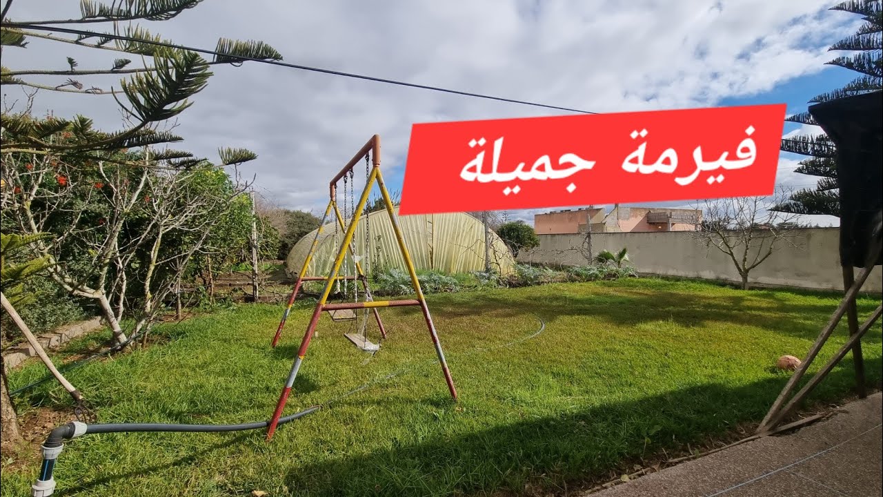 فيرمة جميلة ومحفضة كاملا مجهزة بالماء والكهرباء وبئر 36متر  أللهم بارك  2 كم من مدينة الجديدة