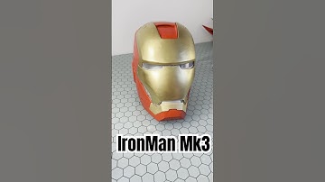 Iron Man Mask Mk3 3D Print in 40 Seconds #ironman #3d #cosplay #marvel #mask #diy #3dprinting #print