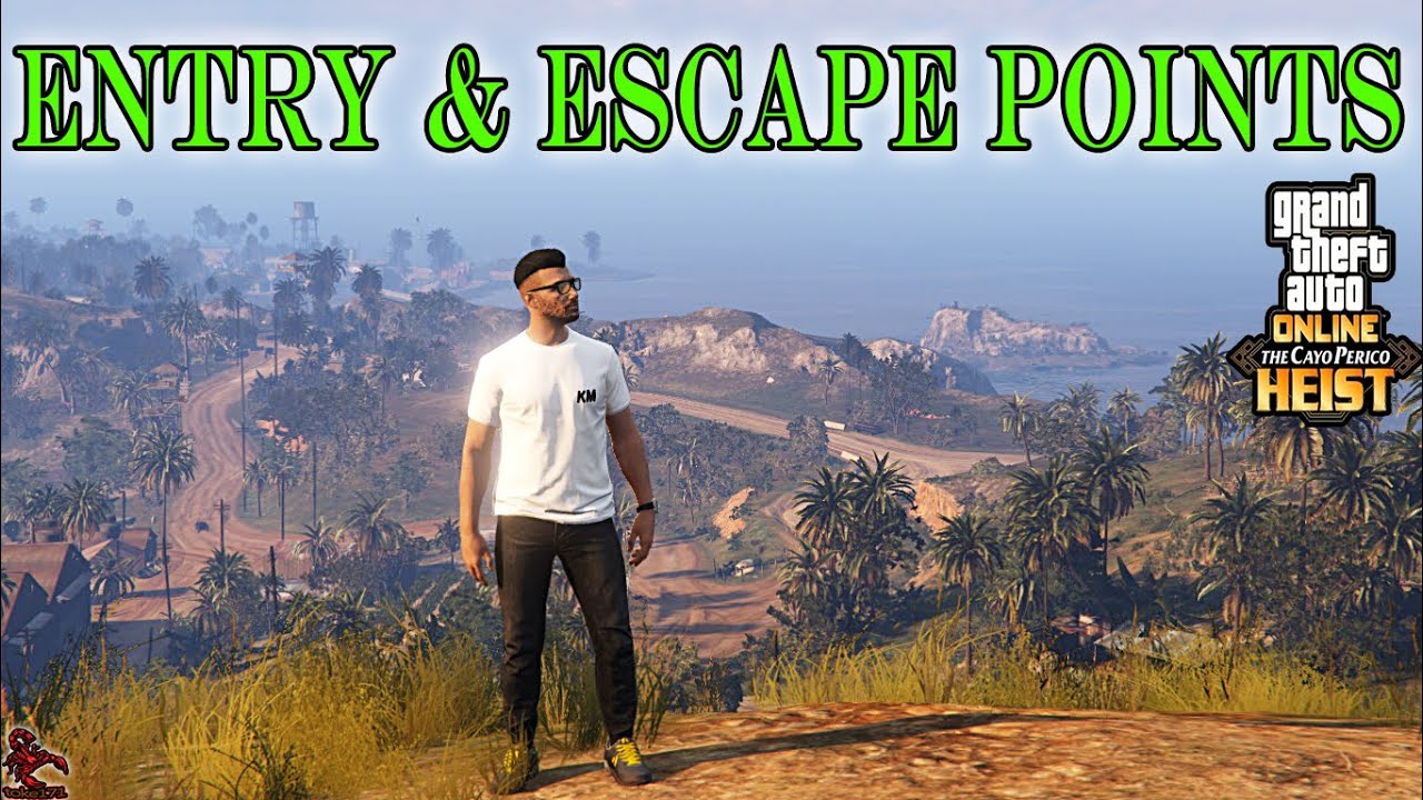 The Cayo Perico Heist DLC ALL Entry and Escape points - GTA Online