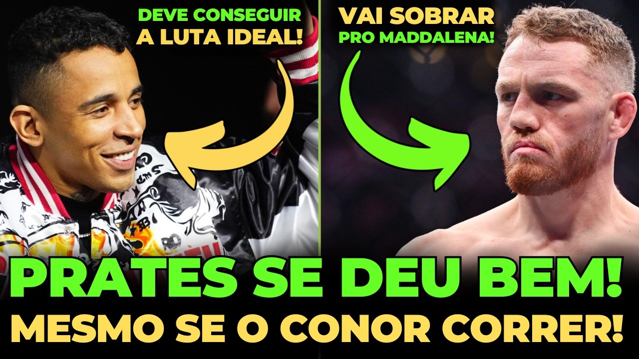 MESMO SE O MCGREGOR CORRER, O PRATES SE DEU MUITO BEM NESSA HISTÓRIA!