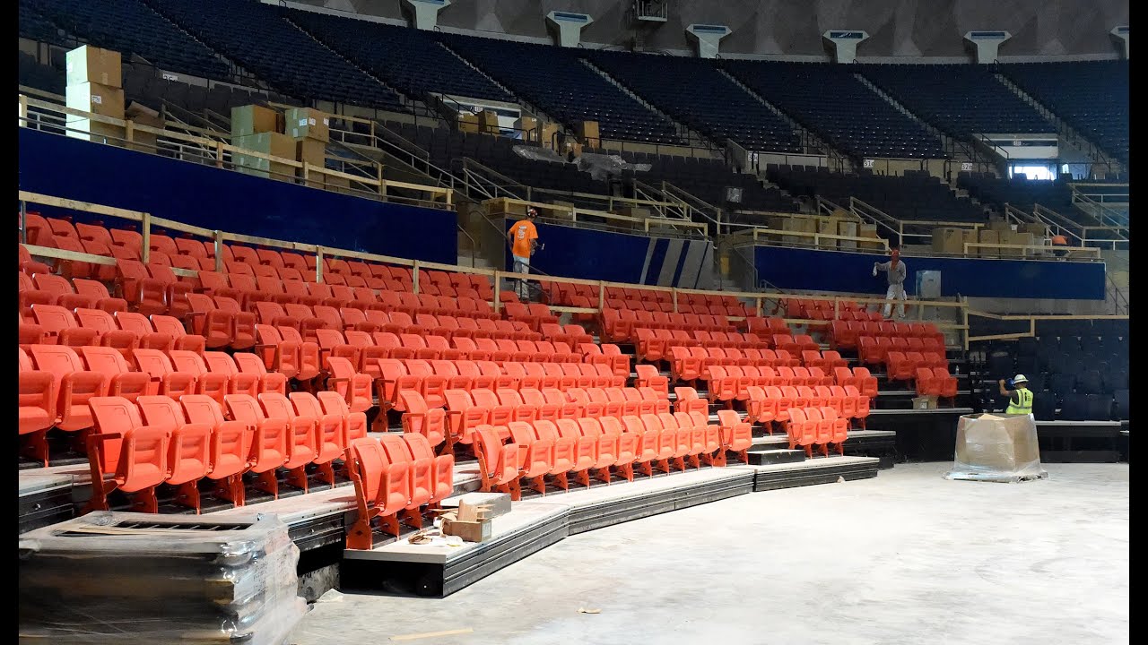 state farm center renovation update 10 14 15 youtube state farm arena hidalgo tx seating chart