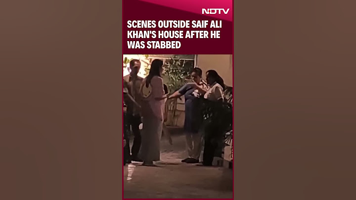 Saif Ali Khan News | First On NDTV: Scenes Outside Saif Ali Khan's House After He Was Stabbed