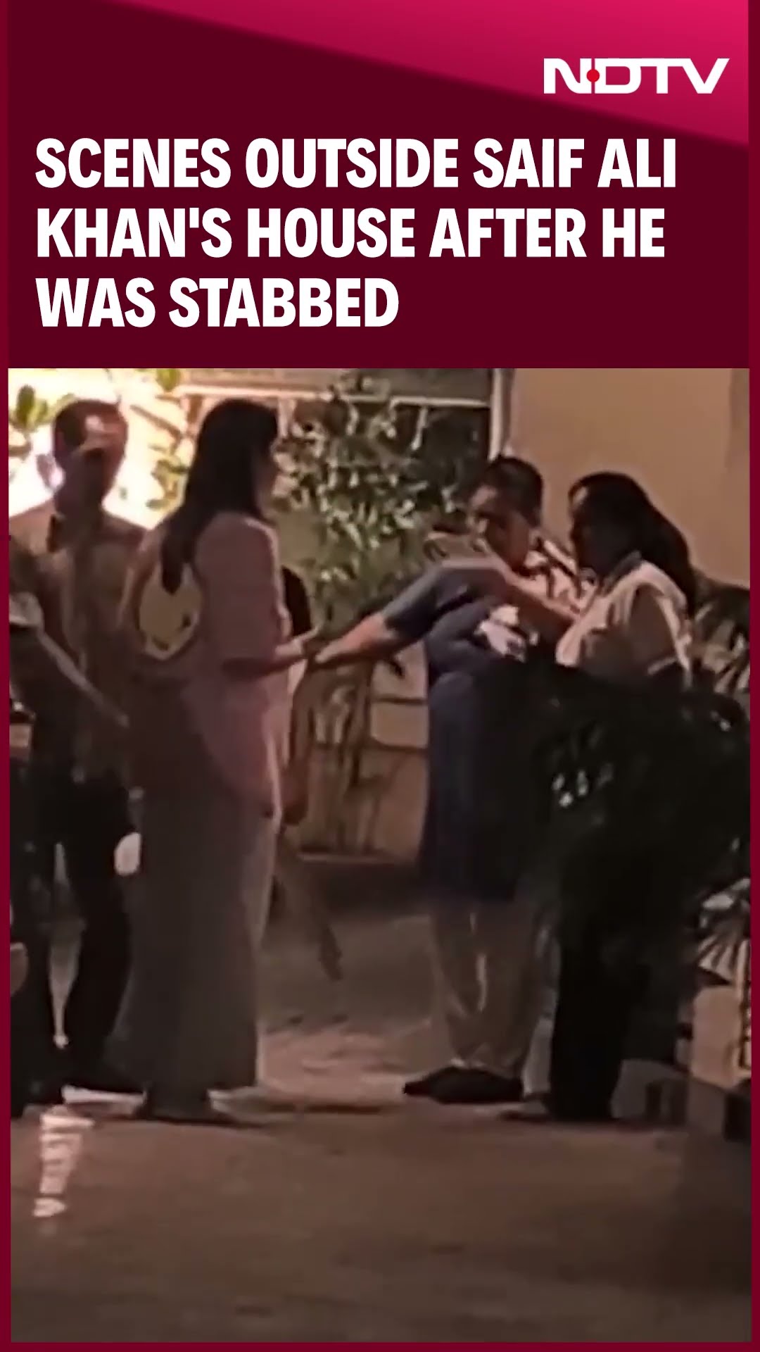 Saif Ali Khan News | First On NDTV: Scenes Outside Saif Ali Khan's House After He Was Stabbed