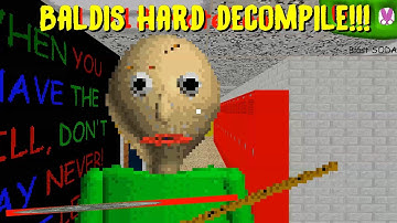 Baldis hard decompile - Baldi